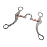 Horse Snaffle Bit Stainless Steel Rose Gold Plated Gag Loose Ring Outdoor Garden Cultivation V1294-YM3111220274211-0421
