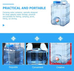 Portable Water Bucket 20L Camping Water Container Outlet Tap Barrel Outdoor V201-W12783325