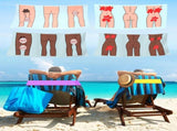 Beach Towel Absorbent Soft Microfiber Beach Towel Quick Dry Sexy Bath Towel for Bathroom Pool Camp V1294-YM0715-10345722
