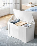 VASAGLE Storage Bench White V227-9101101000000