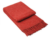 Brighton Throw - 100% NZ Wool - Cherry V164-BR19