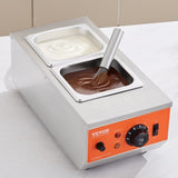 VEVOR Chocolate Tempering Machine, 2 Tanks Chocolate Melting Pot with TEMP Control, 800W Stainless V952-QKLR9800W3042CKX1V3