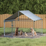 i.Pet Dog Kennel Large House XL Pet Run Cage Puppy Outdoor Enclosure With Roof PET-DOG-CAGE-2X2-AB