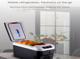 10L Portable Electric Cooler & Warmer Car Fridge with Digital Display 12V/240V Dual Power for V888-ELOSUNG44503