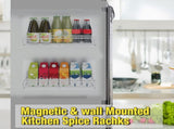 Magnetic Spice Rack for Refrigerator, Metal Strong Magnet Shelf, Space Saving Spice Organizer, Home V1189-WXFWAL-20260319-00652