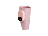 Pink Wireless Air Compression Leg Calf Massager with Heat - Rechargeable Kneading V888-ELOSUNG56206-1