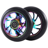 2Pcs 110 mm Colorful Aluminium Stunt Scooter Wheels Aluminum Scooter Wheel Scooter Accessories V1366-AZ2-W-15854
