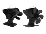 Stove Fan 6 Blades Fireplace Fan Heat Powered Fast Warm Circulation Quiet Heat Resistant V1294-YM0710-3113230307411