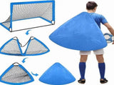 Kids Soccer Goal for Backyard Set - Toddler Soccer Nets Training Equipment, Soccer Ball, Pop Up V1370-AZ4-06438