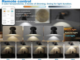 Battery Operated Wall Sconce Set of 2, Wireless LED Light with Remote, Dimmable V1263-JX-5784