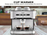 Pronti Toaster, Kettle & Coffee Machine Breakfast Set - Black CM-KL-TS-COM-BK