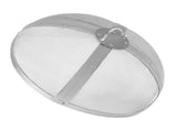 Fire Pit Spark Screen Round 27", Reinforced Heavy Duty Steel Metal Cover, Outdoor Firepit Lid, V952-HKWZ201BXGYX20HA9V0