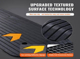 Upgraded Rubber Threshold Ramp, 3.8 cm Rise Wheelchair Ramp Doorway, Natural Curb Ramp Rated 15 tons V952-XBLYPDGB1433XBGE1V0