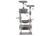 i.Pet Cat Tree 184cm Tower Scratching Post Trees Scratcher Condo House Light Grey PET-CAT-L184-LTGR