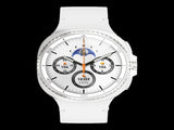 Watch8Classic-SU02 Smart Watch, Full Touch Screen Silicone Sports Wrist Watch for Men WomenWhite V1300-WATCH8CLASSIC-SU02-WHITE