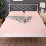 Ramesses 1000TC Linen Bamboo Fitted Sheet Combo Set Dusty Pink King Single V442-KIT-FITTEDSS-LINENBAMBOO-DUSTYPINK-KS