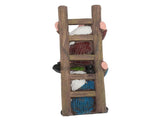 Garden Gnome Statue Resin Ladder Climbing Funny Gnome Garden Statue for Lawn Porch V1294-YM0901-3111240259711