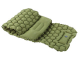 Camping Sleeping Pad Mat Foot Press Inflatable Cushion Mattress for Tent Hiking TravelMilitary Green V1294-YM0718-3117200188113