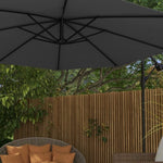 Milano 3M Outdoor Umbrella Cantilever With Protective Cover Patio Garden Shade ABM-401011