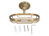 Wall Mounted Bathroom Soap Holder Antique Soap Basket Toilet Soap Tray Rack with Carved Curved V1294-YM0626-3112220088511