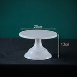 Metal Cake Stand European Style Anti Slip Round Cake Stand for Weddings Parties Anniversaries Small V1294-YM0626-3118220347011