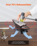 VEVOR Blacksmith Anvil Steel Round Horn Anvil 22lb 10kg 2 Holes for Metal Work V952-TZHSBBDDWC22JRI2MV0