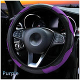 Durable High Quality Leather steering wheel cover Replacement for carbon fiber steering wheel, V1189-LC-QP-00101