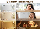 Embellir 100x70cm Makeup Mirror 360 degree Rotatable Vanity Mirror 10x magnifing MM-E-FRAME-70100LED-ZJ