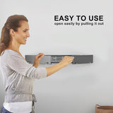 Collapsible Laundry Drying Rack Wall Mounted Clothes Airer for Indoor or Outdoor V63-931821
