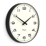 Newgate Radio City Wall Clock Black Arabic Dial - Matte Blizzard Grey V398-NM-RADC254BGY