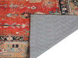 Marlow Floor Rug Vintage Polyester Washable Area Rugs FR2038-200X300-RD-AU