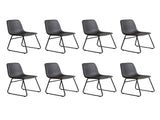 Levede 8x Dining Chairs Kitchen Table CH1111-2-BKX4