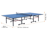 Ping Pong Table Foldable Table Tennis Game Table Indoor with Clamp Net V952-DZDTZDPPQZ12A94CKV0