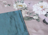 400TC Cotton Sateen Quilt Cover Set Grace Queen V442-ATX-QUILTCS-GRACE-PINK-QS