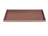 Walnut Wooden Tray Rectangle Serving Tray Tenon Structure Chinese For Tea Fruit Dessert Bread M V1294-YM0523-3118220049112
