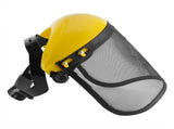 Safety Helmet Hat with Full Face Mesh Visor for Logging Brushcutter Forestry Protection V1294-YM0901-JYA02352