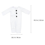 4pcs Snowman Cosplay Costume Jumpsuit with Scarf and Headwear V1370-AZ4-18338
