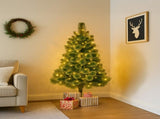 Christabelle 1.2m Christmas Tree Cashmere Pine 4ft Pre-Lit LED Lights CMT-LED-NPB-4FT