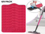 Microfiber Replacement Pads For Schenley Steam Mop - Washable Reusable Quick Dry Mop Pads 6 Pack For V1189-LWWAL-20260327-04512