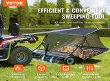 106.6 cm Lawn Sweeper Tow Behind, 12 cu.ft. Large Pull Behind Grass Sweeper, Heavy Duty Leaf & Grass V952-TCSCPQSQHS12E5UTUV0
