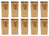 10Pcs Strong Brown Paper Wine Bag for Wine Bottle Carrying with Wear Resistant Design V1370-AZ4-14629