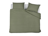Bedding House Summer Green Seersucker Cotton Quilt Cover Set King V442-HIN-QUILTCS-SUMMERSEERSUCKER-GREEN-KI