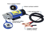 Portable Oil Extractor Pump 12V 100W Copper Motor 1-4L/min Flow Electric Oil Transfer Pump V1294-YM0901-H4927212V