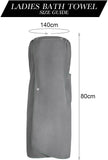 Sauna Skirt, Women's Sauna Skirt with Pockets, Long Sauna Towel Women, Sauna Skirt with Buttons V1237-ZY-203-4958