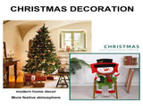 Christmas Decoration Chair Festival Cover Chair Cover Ornament Dinner Decor V1294-YM0716-220617LD0243