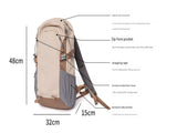Balck-white 20L Lightweight Hiking Backpack for Camping, Travel, and Commuting V888-ELOSUNG28631