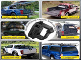 Upgraded Camper Shell Clamps - Heavy Duty Truck Topper Clamps - More Secure Truck Cap Clamps V1258-DP02-WO-104