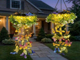 2Pack Solar Hanging Garden Lights, Gifts for Mom, 2 Pack Waterproof Solar Lights Outdoor Decor with V1107-112-64467-GRN-2PACK