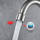 Faucet of a Water Froide Simple Steel Stainless Pivotant a 360 Degree Faucet of Sink of V1237-MS-626-346