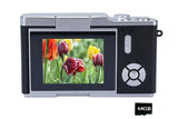 HD 1080P Flip Screen Retro Digital Camera 2.4-inch Display with 64GB TF Card - Black V1263-JX-6746-1
